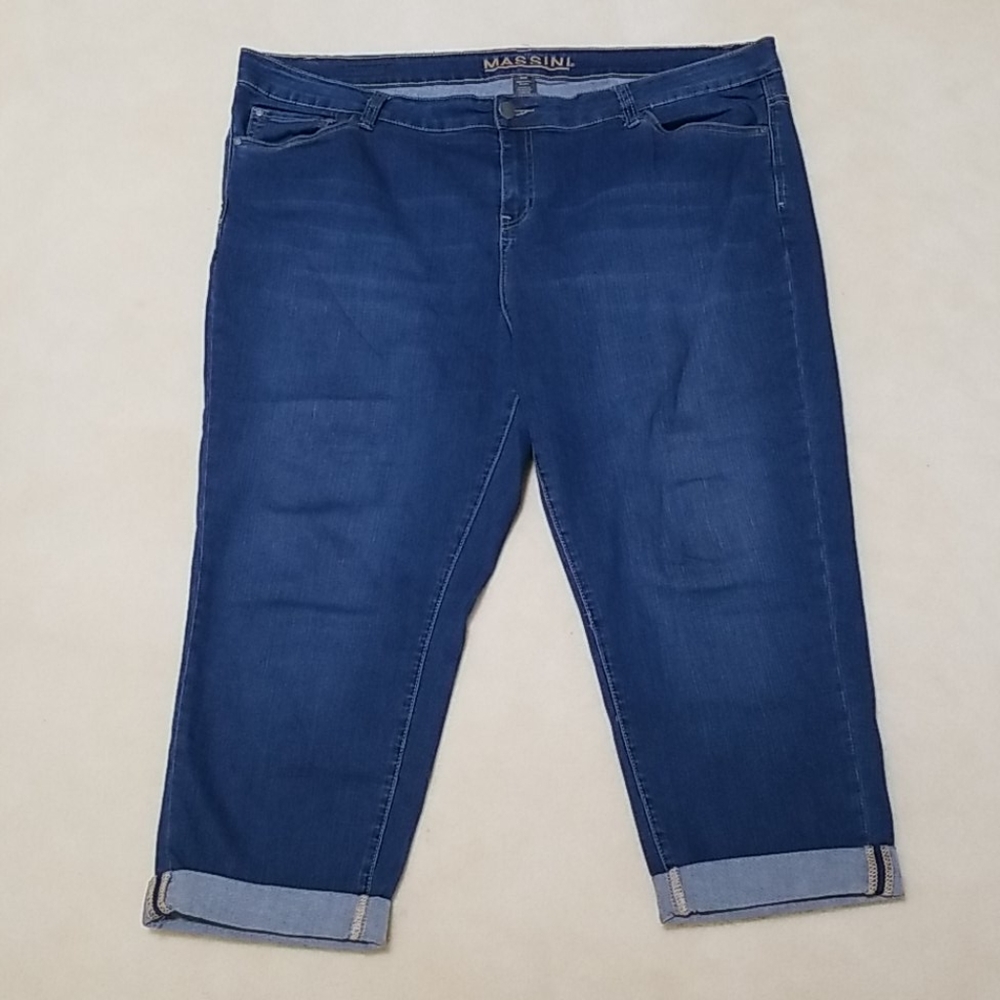 Denim capris